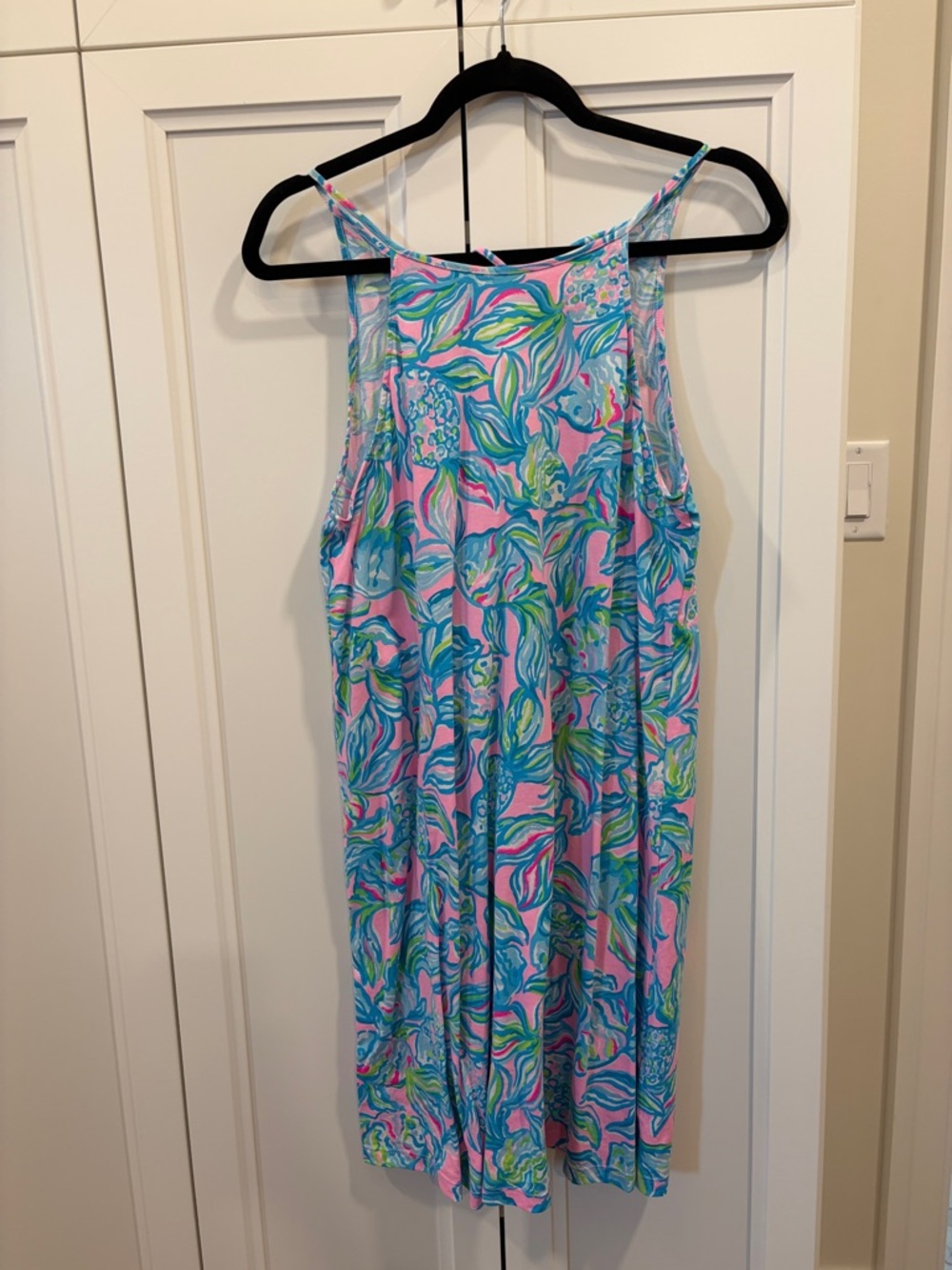 Lily pulitzer size smallTropical Print Sundress - Pink & Blue